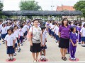 ผู้อำนวยการกล่าวให้โอวาทแก่นักเรียน เนื่องในวันเปิดภาคเรียนท ... Image 8