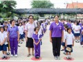 ผู้อำนวยการกล่าวให้โอวาทแก่นักเรียน เนื่องในวันเปิดภาคเรียนท ... Image 18