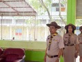พิธีทบทวนคำปฏิญาณและสวนสนาม เนื่องในโอกาสเฉลิมพระชนพรรษา 66  ... Image 7