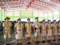 พิธีทบทวนคำปฏิญาณและสวนสนาม เนื่องในโอกาสเฉลิมพระชนพรรษา 66  ... Image 17