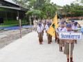 พิธีทบทวนคำปฏิญาณและสวนสนาม เนื่องในโอกาสเฉลิมพระชนพรรษา 66  ... Image 45