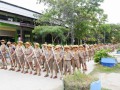 พิธีทบทวนคำปฏิญาณและสวนสนาม เนื่องในโอกาสเฉลิมพระชนพรรษา 66  ... Image 47