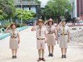 พิธีทบทวนคำปฏิญาณและสวนสนาม เนื่องในโอกาสเฉลิมพระชนพรรษา 66  ... Image 50