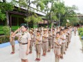 พิธีทบทวนคำปฏิญาณและสวนสนาม เนื่องในโอกาสเฉลิมพระชนพรรษา 66  ... Image 60