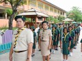 พิธีทบทวนคำปฏิญาณและสวนสนาม เนื่องในโอกาสเฉลิมพระชนพรรษา 66  ... Image 67