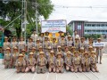 พิธีทบทวนคำปฏิญาณและสวนสนาม เนื่องในโอกาสเฉลิมพระชนพรรษา 66  ... Image 85