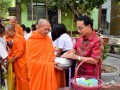 ทำบุญตักบาตรเนื่องในศุภวารดิถีขึ้นปีใหม่ ปีพุทธศักราช 2562 Image 16