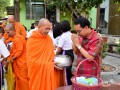 ทำบุญตักบาตรเนื่องในศุภวารดิถีขึ้นปีใหม่ ปีพุทธศักราช 2562 Image 17