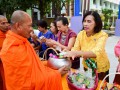 ทำบุญตักบาตรเนื่องในศุภวารดิถีขึ้นปีใหม่ ปีพุทธศักราช 2562 Image 22