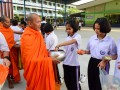 ทำบุญตักบาตรเนื่องในศุภวารดิถีขึ้นปีใหม่ ปีพุทธศักราช 2562 Image 42