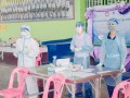 ตรวจคัดกรอง ATK (Antigen Test Kit ) ให้กับนักเรียนก่อนเปิดภา ... Image 1